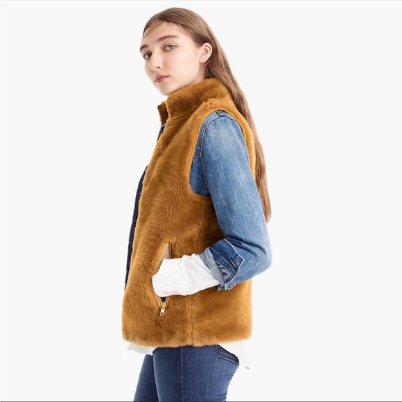 J.Crew Excursion plush teddy vest - Picture 16 of 16